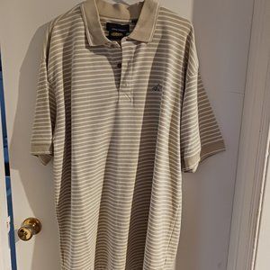 Greg Norman Golf Shirt XXL, Play dry, Cream, Brown